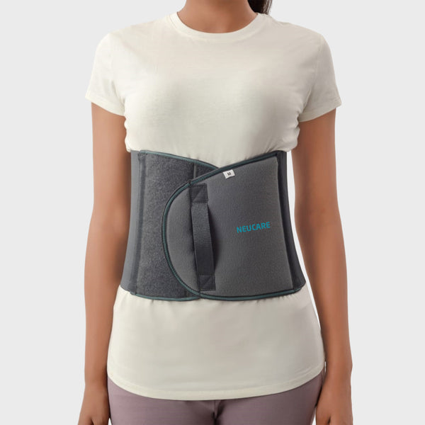 Neucare Abdominal Belt, Grey, S, unit 1