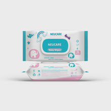 Neucare Baby Wet Wipes with Lid (Korean Formula, 72 Wipes) Pack of 1