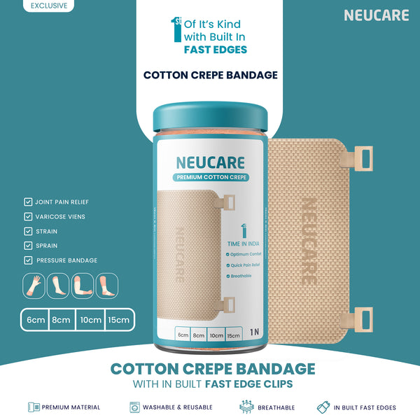 Neucare Premium Crepe Bandage 15CM